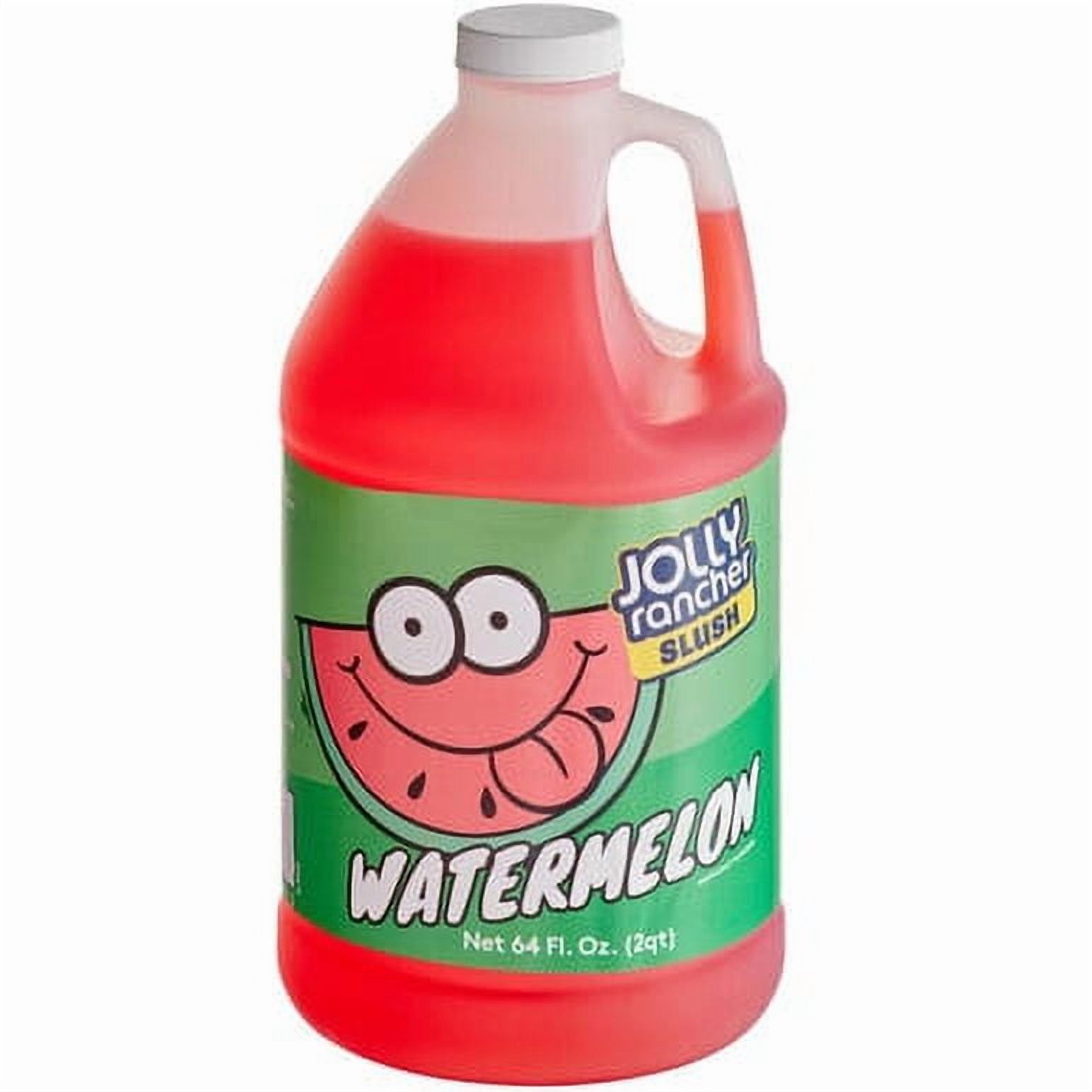 Jolly Rancher Watermelon Slushy Syrup 5:1 Bulk Food Service Concentrate - 64 oz