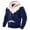 Navy, variant on Long Sleeve Shirts for Men, Ugly Men Christmas Sweater Men Fuzzy Flannel Sherpa Lined Sweatshirts 2026 Xmas Holiday Tops Pullover