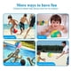 thumbnail image 2 of Pelotas de playa inflables Coogam de 20 a 30 cm, 10 unidades, colores del arcoíris, 2 of 7
