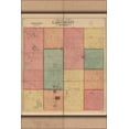 thumbnail image 1 of 24"x36" Gallery Poster, Map of Lake County, Michigan 1900, 1 of 1