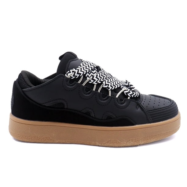 Tenis Sneakers Casual para Mujer Mata Shoes Skatebord Black
