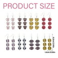 thumbnail image 3 of Mfigree ﻿ Women Jewelry Gift 2024 New Wooden Baseball Rugby Football Basketball Personalized And Creative Sports Long Earrings, 3 of 8