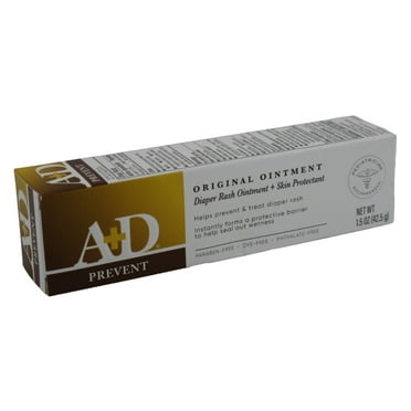 A+D Original Diaper Rash Ointment, 16 oz (Pack of 2), Gentle Formula ...