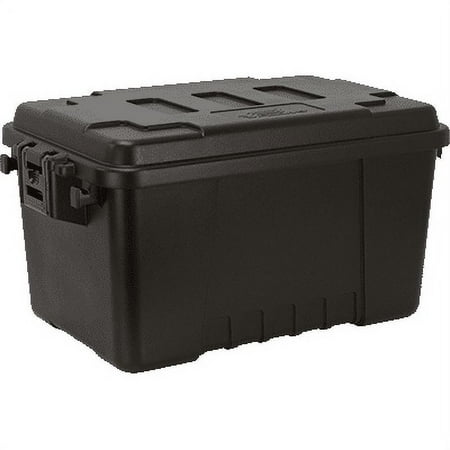 Plano Sportsman Trunk, Black, Small, 56-Quart Lockable Storage Box