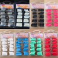 thumbnail image 2 of 100Pcs/Box Nail Tip Flat Head Long Seamless Ultra Thin Long Faux Nail Tips for Adult, 2 of 10