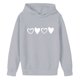 thumbnail image 4 of Sudaderas con capucha para niños y niñas, sudaderas casuales de manga larga, lindas sudaderas de gran tamaño con bolsillo de polar, chaquetas para niñas, 4 of 4