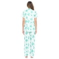 thumbnail image 4 of Casual Nights Women's Short Sleeve Floral Pajama Set, 4 of 5