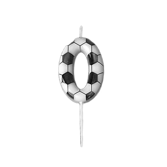 Football Birthday Candles for Cake, 3D Soccer Ball Cake Toppers for Boys and Girls, Sports Themed Birthday Party Decorations and Supplies for Game Day Party A