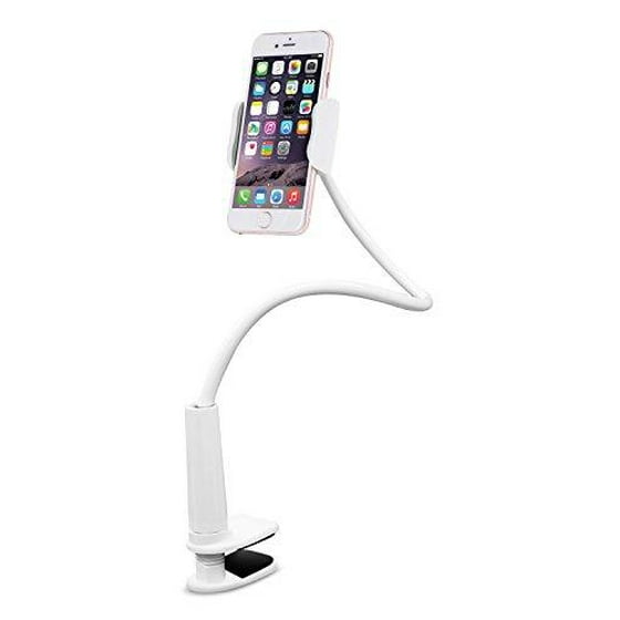 Aduro Solid Grip 360 Adjule Universal Gooseneck Smartphone Stand For Desk Durable Rubberized Mount W Holder