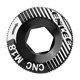 thumbnail image 1 of Tapa de manivela de bicicleta de aleación de aluminio M18, rosca para cadena de carretera, juego de bielas para bicicleta BMX Negro, 1 of 8