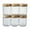 6 Pack Bamboo, variant on Novelinks 6 Pack Overnight Oats Containers with Plastic Lids,16 Oz Glass Mason jars with Airtight Lids, Clear Glass Fruit Yogurt Storage Jar,Kitchen Canisters