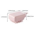 thumbnail image 3 of cpengpj Hair Scalp Massager Shampoo Brush Shower Head Scrubber Cleanser Massage Comb for Hair Growth Ease Dandruff Removal and Head Relaxation for Women and Men, 3 of 6