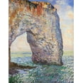 thumbnail image 2 of Monet, Claude 26x32 Gold Ornate Wood Framed with Double Matting Museum Art Print Titled - The Manneporte Near Etretat 1886, 2 of 4