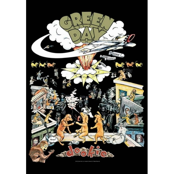 Green Day- Dookie Fabric Poster 30 x 40in