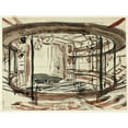 thumbnail image 3 of Augustus Charles Pugin 14x12 Black Modern Framed Museum Art Print Titled - Study for Sadlers Wells Theater (C. 1809), 3 of 5