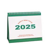 Desk Calendar 2025-2025 - Large 14-Month Desk/Wall Calendar, November 2025 - Decembe 2025, 17" x 11.5", Thick Paper, Large Ruled Blocks, Monthly Calendar 2025 for Easy Organizing Green