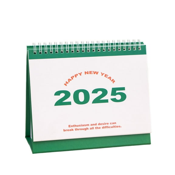 Weloille 2025 Desktop Calendar 2024 11-2025 12 Monthly Planner Office Calendar Portable Mini Calendar Desktop Accessory Vertical Flip Page Calendar for Home Classroom