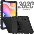 thumbnail image 7 of XYX Case for Samsung Galaxy Tab S6 Lite 10.4 inch (SM-P610/SM-P615/SM-P613/SM-P619), Dual Layer Slim Heavy Shockproof Rugged Protective Cover Case with Kickstand (Black), 7 of 7