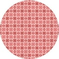 thumbnail image 1 of Ahgly Company Tapis Rond Lavable en Machine Intérieur Transitionnel Rose Pastel, 6 Pieds Rond, 1 of 7