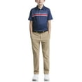 thumbnail image 2 of Ben Hogan Performance Boys Textured Chest Print Short Sleeve Golf Polo Shirt, Sizes 4-18, 2 of 13