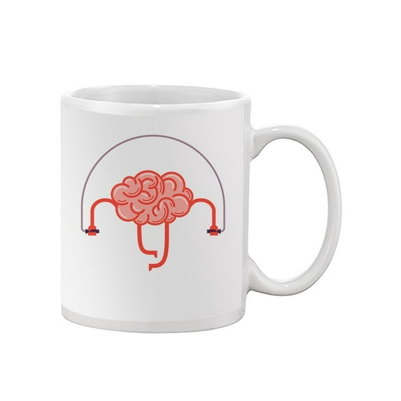 Brain Jumping Rope Icon Mug -Image by Shutterstock,
