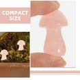thumbnail image 5 of Decor Mushroom Planter Pot The Office Stone Craft Crystal Potted Flowerpot Pink, 5 of 6
