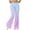 Purple, variant on Qgtaibl Womens Workout Leggings Elastic High Waist Flared Trousers Trendy Gradient Color Y2K Yoga Pants Army Green M