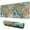 Multicolor Ethnic Floral-1, variant on Long Mouse Pads for Desk,Multicolor Ethnic Floral Pattern Desk Mats on Top Of Desks, Desk Mouse Pad Extra Large with 3mm Non-Slip Base and Stitched Edge for Gaming,Office,Work,Home 31.5"x11.8"