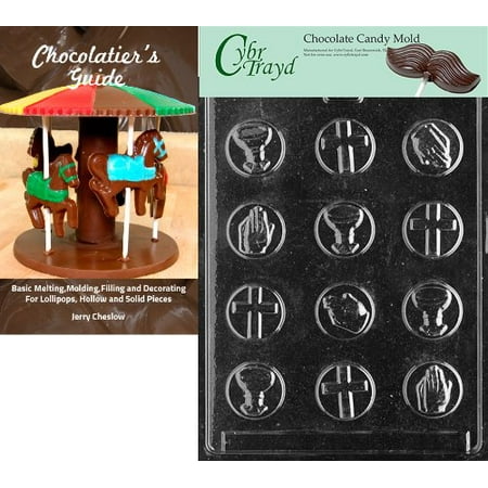 

Cybrtrayd Communion Mints Religious Chocolate Candy Mold with Chocolatier s...