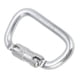 thumbnail image 1 of Clip de escalada con bloqueo automático de acero, Clip de escalada con bloqueo automático Clips de escalada con bloqueo automático Hebilla en forma de D con bloqueo automático Construido para el futuro, 1 of 8