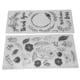 thumbnail image 1 of Sellos de plantas sellos decorativos fáciles de usar 2 piezas para páginas de álbumes de recortes ANGGREK Otros, 1 of 8