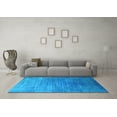 thumbnail image 3 of Ahgly Company Indoor Round Persian Light Blue Bohemian Area Rugs, 6' Round, 3 of 4