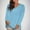 Light Blue, variant on Womens T Shirts Long Sleeve V Neck Basic Tee Soft Casual Loose Fit Fall Tops Outfits 2024