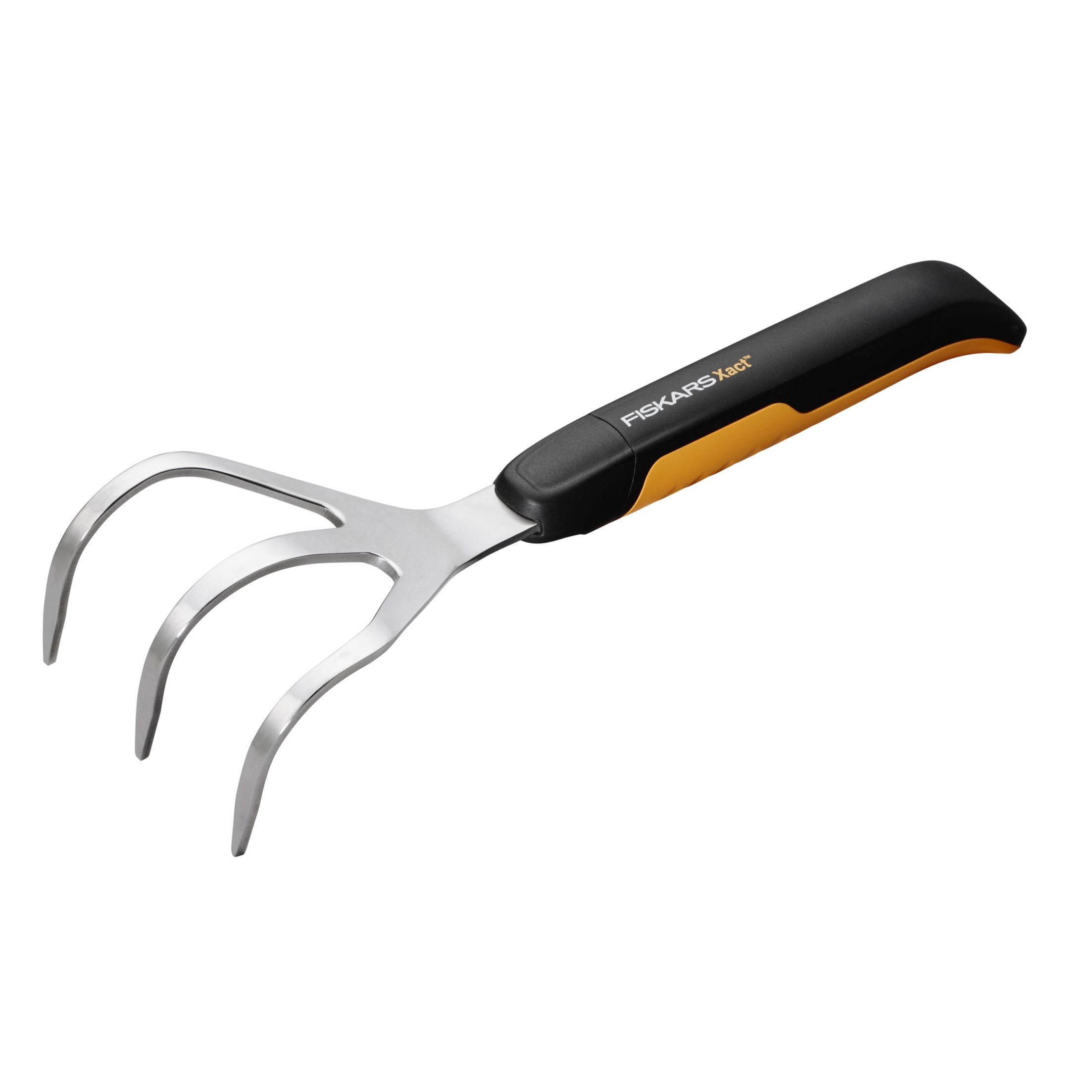 Fiskars Xact Dutch Hoe - 125 Mm Blade, 170 Cm Length, Stainless Steel, Black/Orange