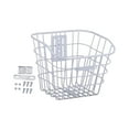 thumbnail image 1 of Bike Front Basket Easy to Install Basket Cargo Rack for Mountain White, 1 of 8