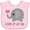 AD-Pink, variant on Inktastic Loved by My Gigi Grandma Boys or Girls Baby Bib
