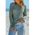 thumbnail image 1 of a.Jesdani Stylish V-Neck Drop Shoulder Waffle Knit Top - Daily Chic, 1 of 8