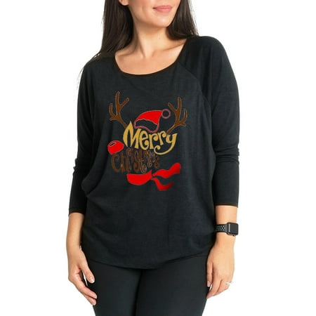 

Shakub Womens Maternity Christmas Xmas Breastfeeding Tops Nursing Pregnant Blouse Holiday Long Sleeve Blouse