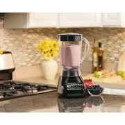 Hamilton Beach 10 Speed 56 Ounce Plastic Jar Smooth Blender in Black