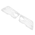 thumbnail image 3 of 1 par de cubiertas transparentes para lentes de faros de coche, faros ABS izquierdo y derecho, cubierta transparente para lentes para E46 2DR 1999 a 2003, 3 of 5