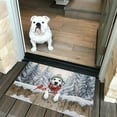 thumbnail image 2 of Playful Dalmatian Welcomes Winter Snowy Day with Cardinal Bird Doormat Dog Lover Indoor Outdoor Welcome Mat - 2017, 2 of 5