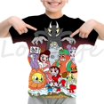 thumbnail image 5 of Camiseta de Cuphead para niños, camisetas de dibujos animados para niños y niñas, camisetas de juego de anime, camisetas de CUPHEAD, camisetas de manga corta de verano para niños, ropa, 5 of 5