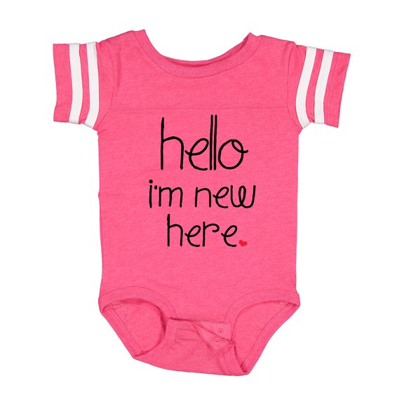 Inktastic Hello, I'm New Here. Boys or Girls Baby Bodysuit