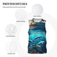 thumbnail image 3 of Pofeuu Hawaiian Ship Dolphin Print Basketball Jersey, Shirts for Men Youth Basketball Jersey Crew Neck-XX-Large, 3 of 6