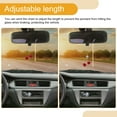 thumbnail image 6 of Unique Bargains 1 Pcs Metal/Rhinestones with Diamonds Car Rear View Mirror Pendant Accessories Car Hanging Ornament Black G, 6 of 6