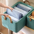 thumbnail image 4 of Bacs de Rangement en Tissu avec Poignées Boîtes de Rangement pour Garde-Robe Étagère sous le Lit, 4 of 6