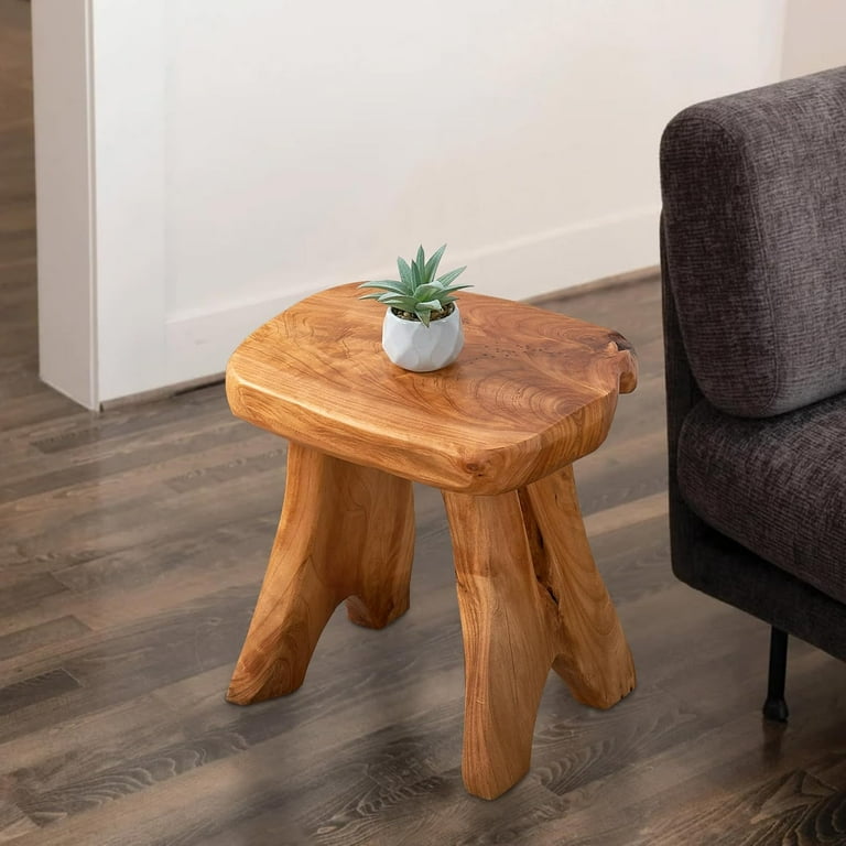 Cedar Roots Wooden Stool Naturally Shape 10
