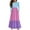 #A19-Hot Pink, variant on Abcomgle Girls Maxi Dresses 7-16 A-Line Ruffle Long Sleeve Girls Long Dresses Colorblock Crew Neck Sundresses Tiered Formal Dresses with Pockets,Blue