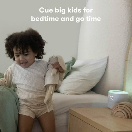 Frida Baby 3-in-1 Bluetooth White Noise Sound Machine, Gentle Sunrise Sleep Trainer Nightlight, and Alarm Clock for Nursery or Kid's Bedroom
