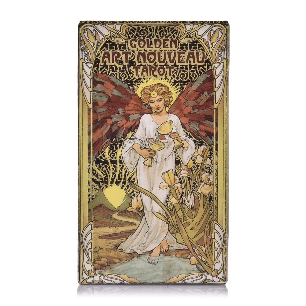 Golden Art Nouveau Tarot Mini - Full Flip Through - YouTube